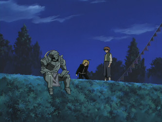 Fullmetal Alchemist (2003) Season 1 S01 (1080p Bluray x265 HEVC 10bit AAC 5.1 ImE)/Fullmetal Alchemist (2003) - S01E04 - (4) - A Forger's Love (1080p Bluray x265 ImE).mkv
