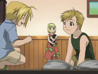 Fullmetal Alchemist (2003) Season 1 S01 (1080p Bluray x265 HEVC 10bit AAC 5.1 ImE)/Extras/Comical Sneak Previews/Episode 3 Sneak Preview.mkv